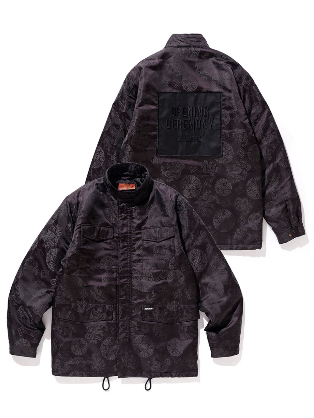 Opening Ceremony Men's Dark Patterned Field Jacket
